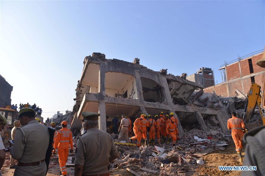 INDIA-GREATER NOIDA-BUILDING COLLAPSE