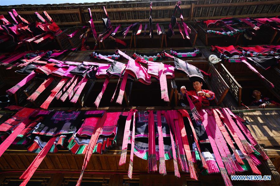 #CHINA-GUANGXI-GUILIN-DRYING CLOTHES FESTIVAL (CN)