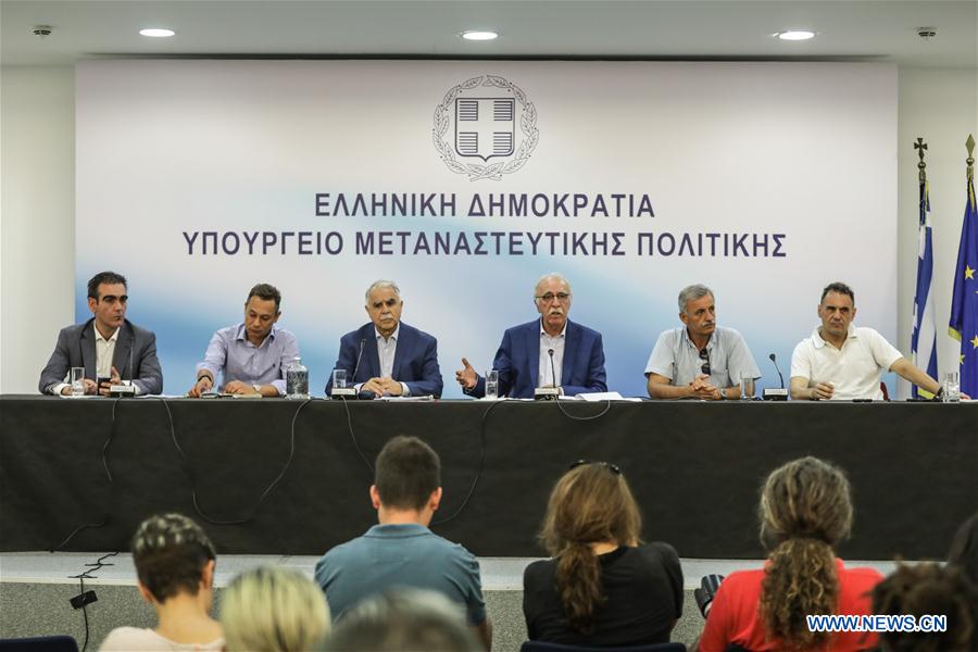 GREECE-ATHENS-MIGRATION MINISTER-PRESS CONFERENCE