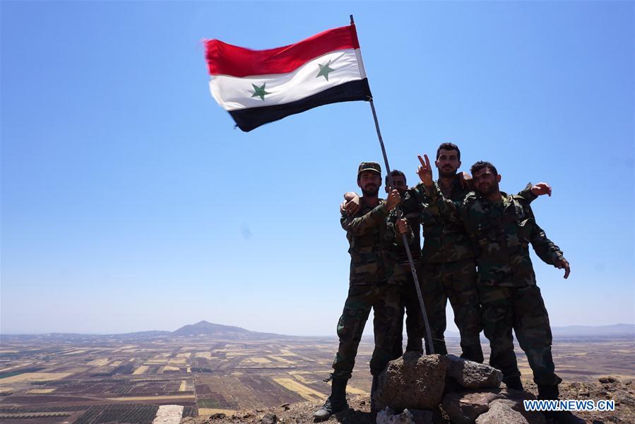 SYRIA-DARAA-AL-MAL-ARMY-CAPTURE