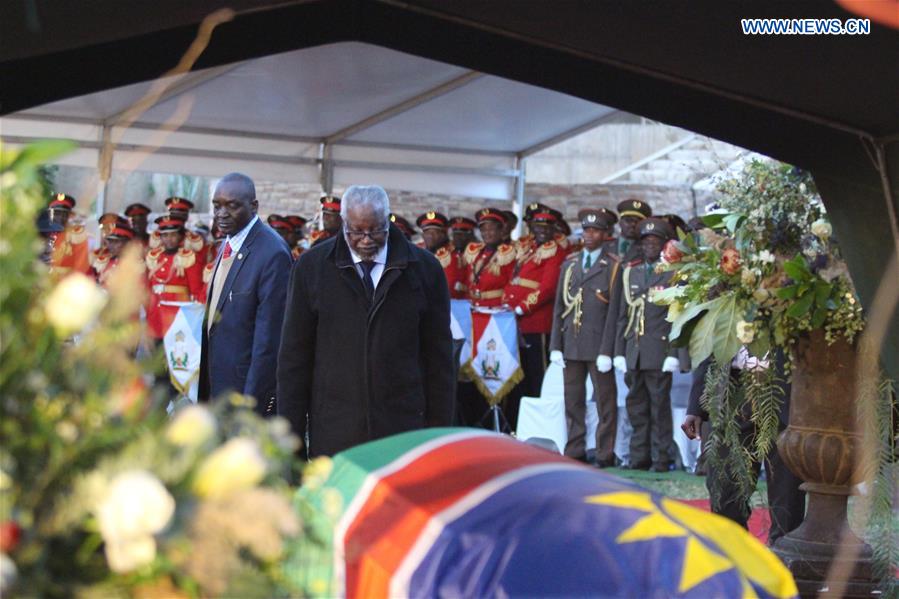 NAMIBIA-WINDHOEK-STATE MEMORIAL SERVICE-GURIRAB