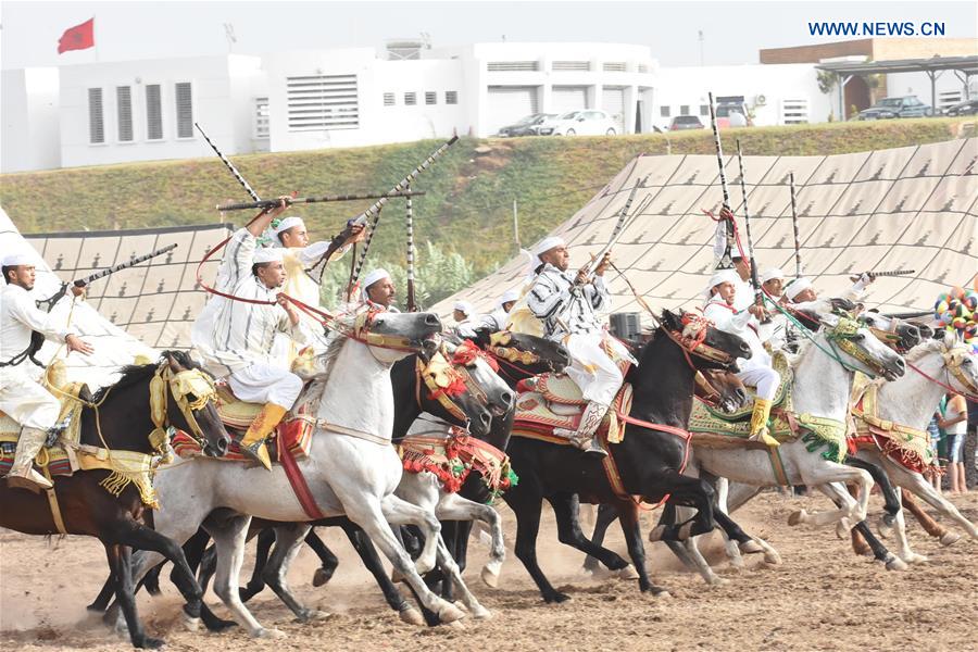MOROCCO-SALE-HORSE SHOW-FANTASIA