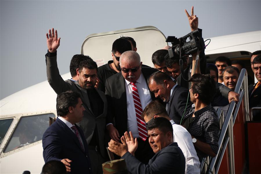 AFGHANISTAN-KABUL-VICE PRESIDENT-RETURN HOME