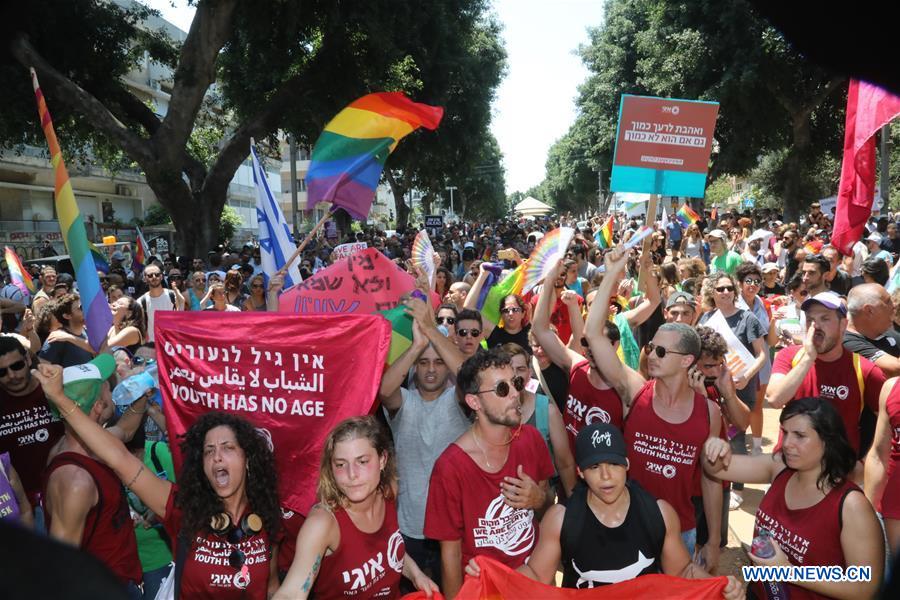 ISRAEL-TEL AVIV-PROTEST-LGBT
