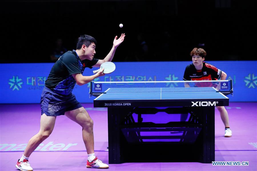 Jang Woojin claims men's single title at ITTF World Tour Platinum Korea