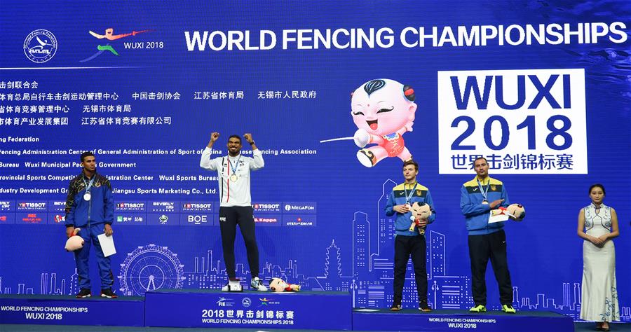 (SP)CHINA-JIANGSU-WUXI-FENCING-WORLD CHAMPIONSHIPS(CN)