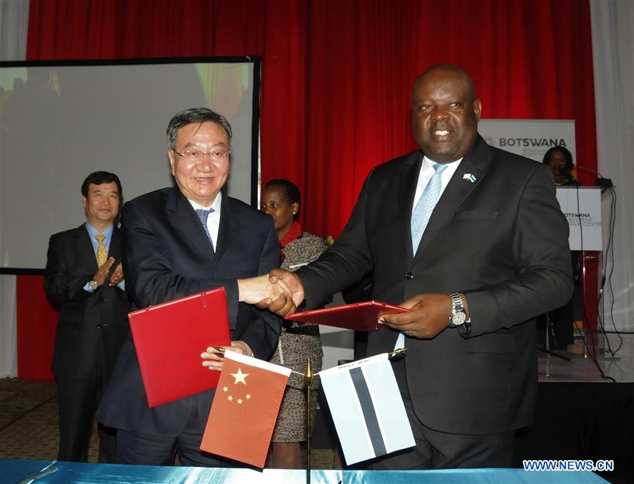 BOTSWANA-CHINA-MOUS-TRADE RELATIONS
