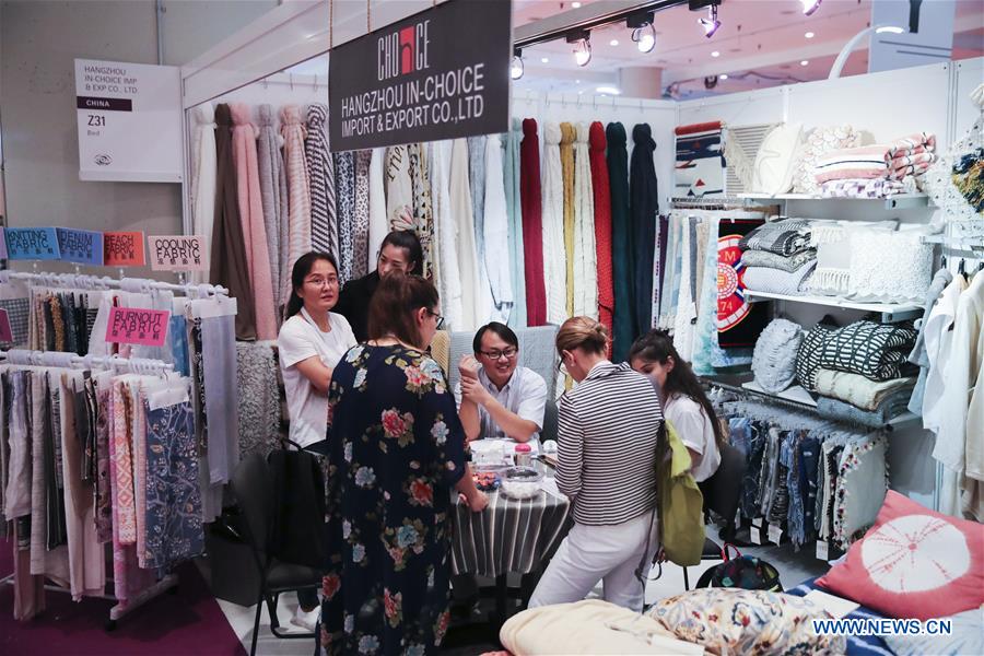 U.S.-NEW YORK-CHINESE TEXTILE AND APPAREL TRADE SHOW