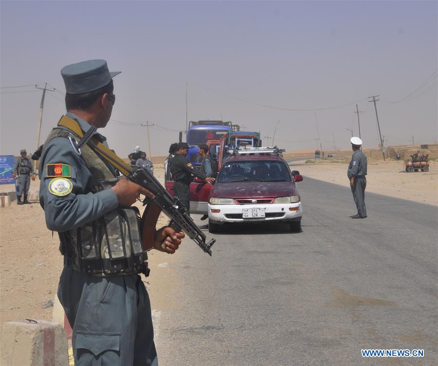 AFGHANISTAN-JAWZJAN-SECURITY CHECKPOINT