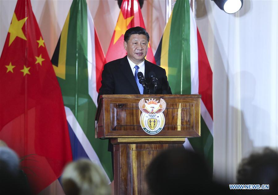 SOUTH AFRICA-PRETORIA-CHINESE PRESIDENT-WELCOME BANQUET