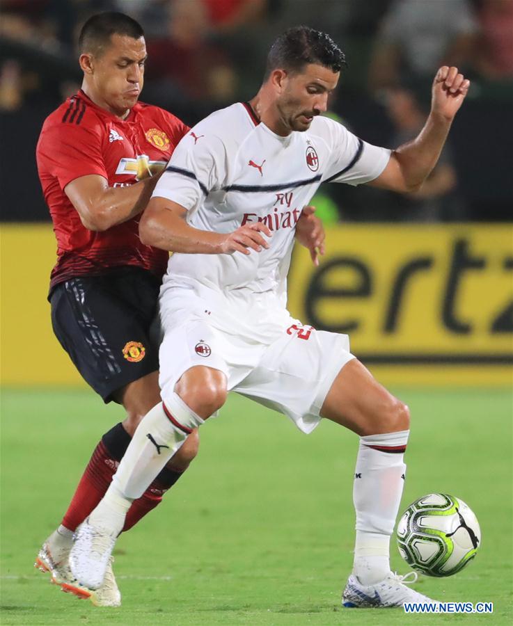 (SP)U.S.-EAST RUTHERFORD-SOCCER-INTERNATIONAL CHAMPIONS CUP-AC MILAN VS MANCHESTER UNITED