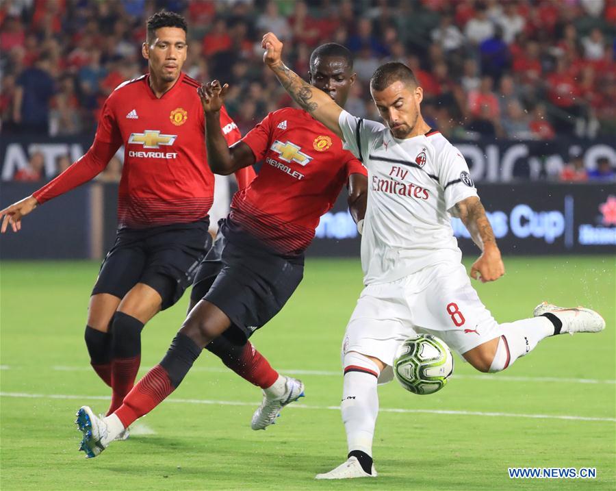 (SP)U.S.-EAST RUTHERFORD-SOCCER-INTERNATIONAL CHAMPIONS CUP-AC MILAN VS MANCHESTER UNITED