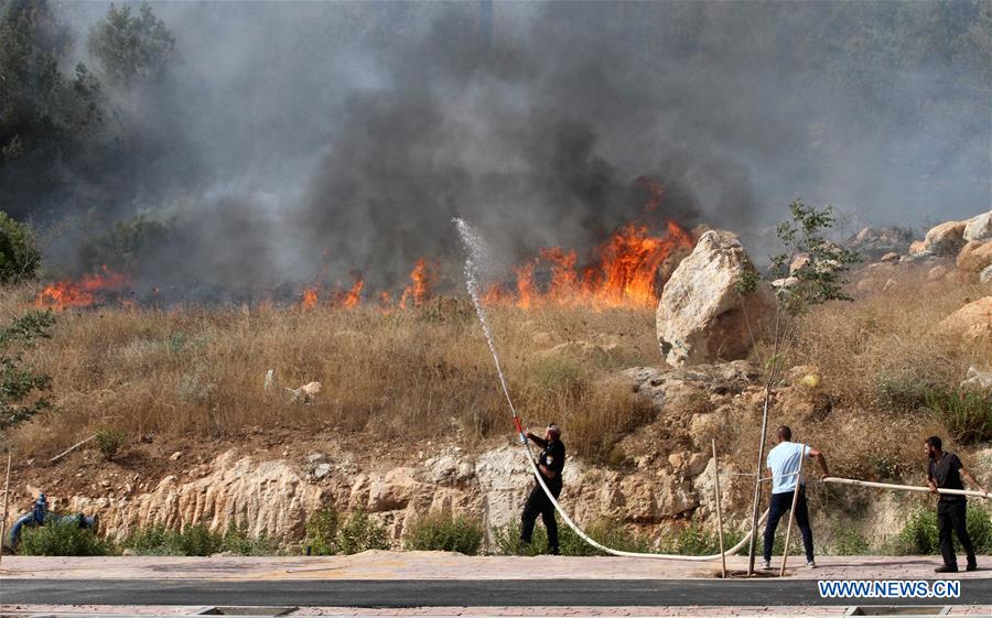 ISRAEL-MODI'IN-FIRE