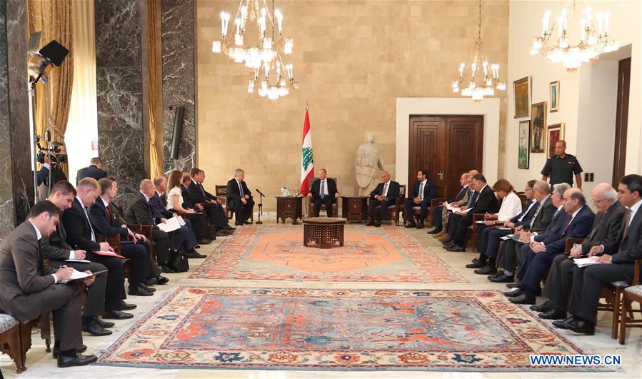 LEBANON-BEIRUT-RUSSIAN DELEGATION-SYRIAN REFUGEES