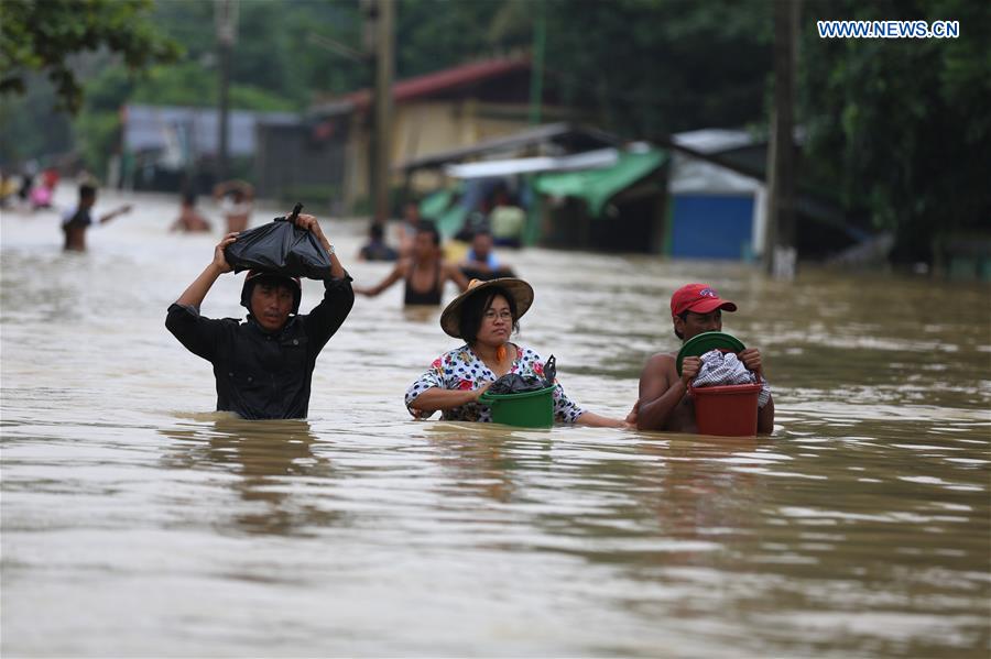MYANMAR-BAGO-FLOOD