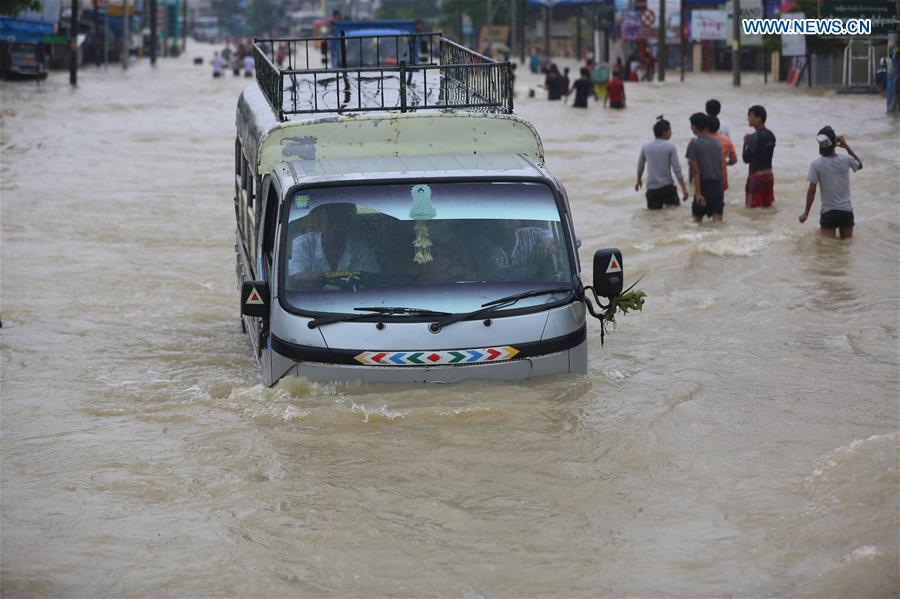 MYANMAR-BAGO-FLOOD