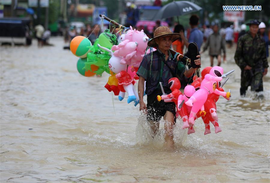 MYANMAR-BAGO-FLOOD