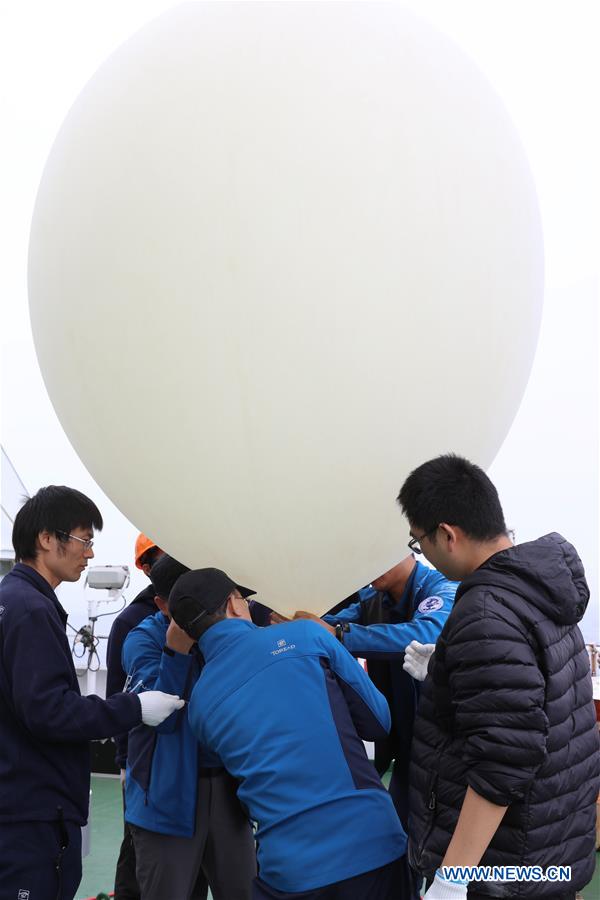 CHINA-ARCTIC EXPEDITION-METEOROLOGICAL OBSERVATION