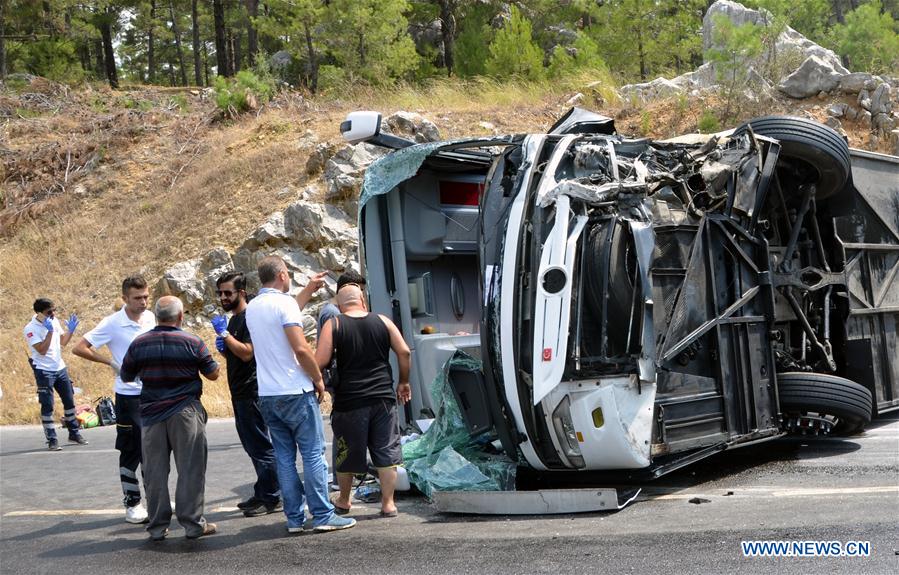 TURKEY-ANTALYA-BUS-ACCIDENT-CHINESE TOURISTS