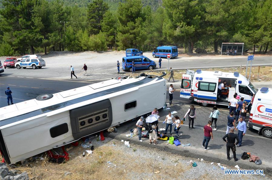 TURKEY-ANTALYA-BUS-ACCIDENT-CHINESE TOURISTS