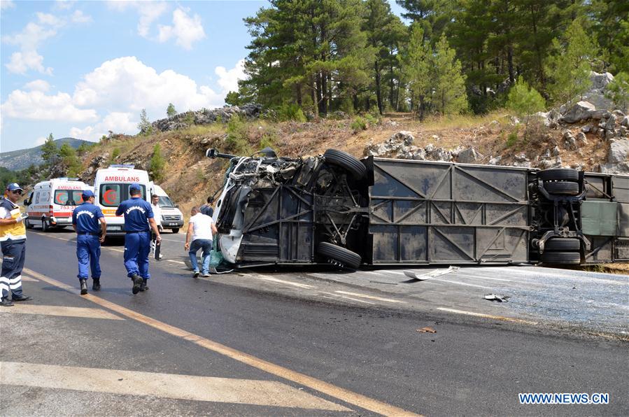 TURKEY-ANTALYA-BUS-ACCIDENT-CHINESE TOURISTS