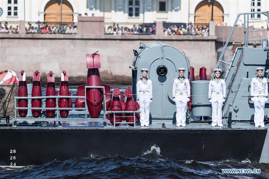 RUSSIA-ST. PETERSBURG-NAVY DAY