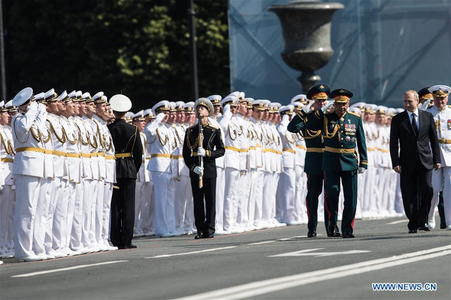 RUSSIA-ST. PETERSBURG-NAVY DAY