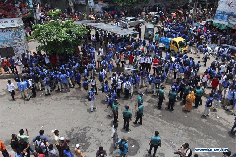 BANGLADESH-DHAKA-STUDENT PROTEST