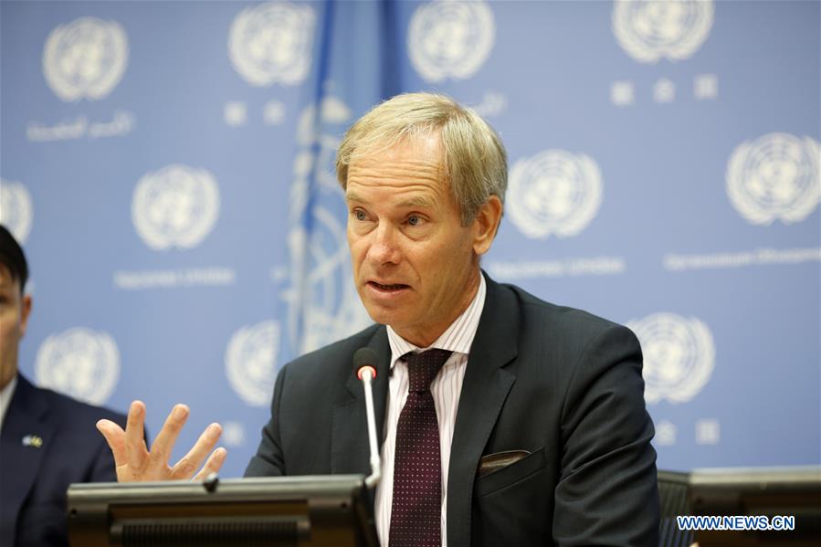 UN-SECURITY COUNCIL-SWEDEN-PRESS CONFERENCE