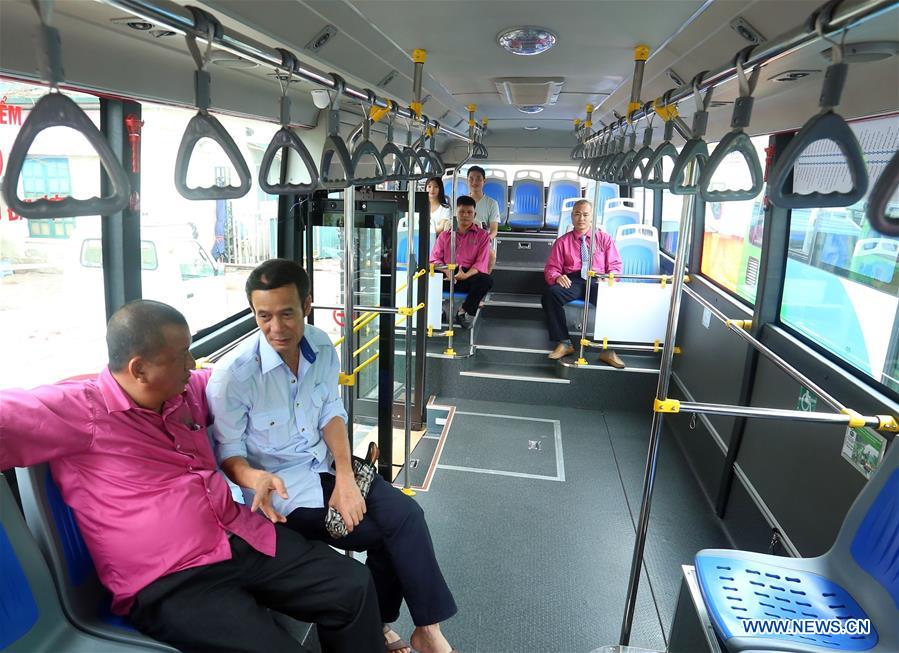 VIETNAM-HANOI-GAS-FUELED BUSES
