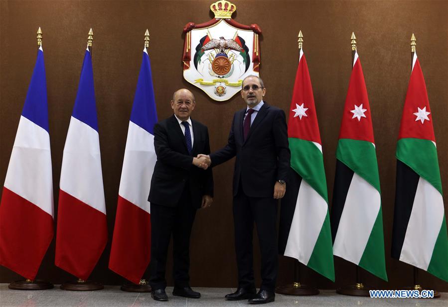 JORDAN-AMMAN-FRANCE-FM-VISIT
