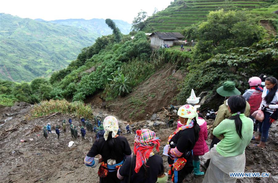 VIETNAM-LAI CHAU PROVINCE-LANDSLIDE