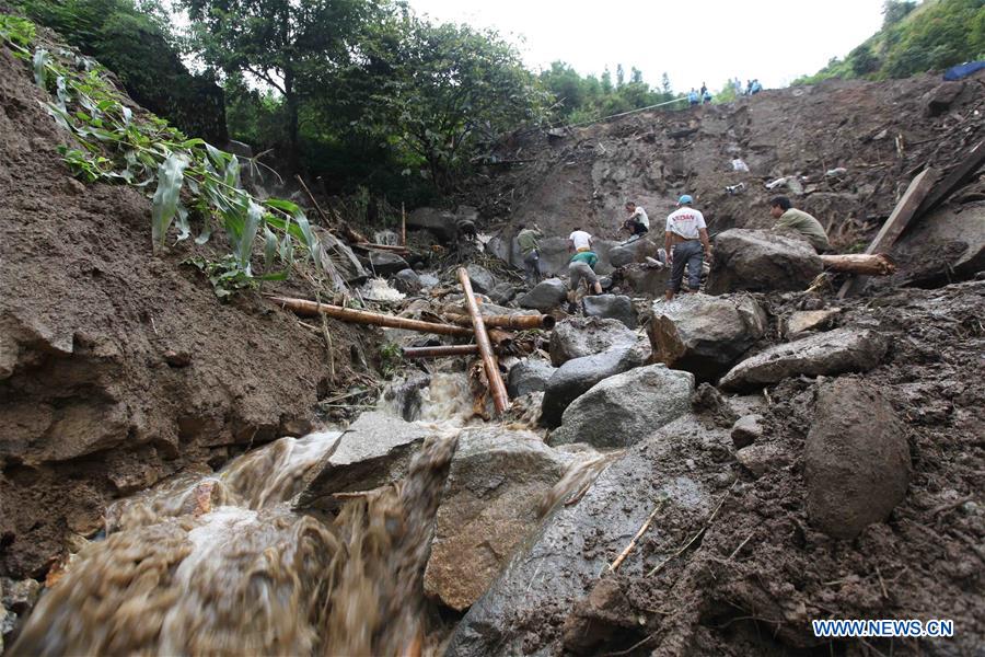 VIETNAM-LAI CHAU PROVINCE-LANDSLIDE