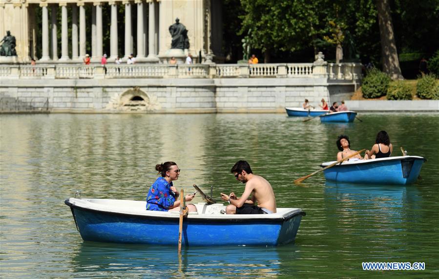 SPAIN-MADRID-HEATWAVE