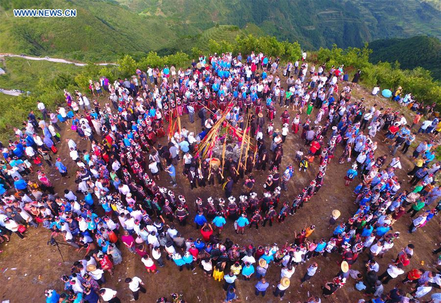 #CHINA-GUIZHOU-MIAO ETHNIC GROUP-QIYU FESTIVAL (CN*)