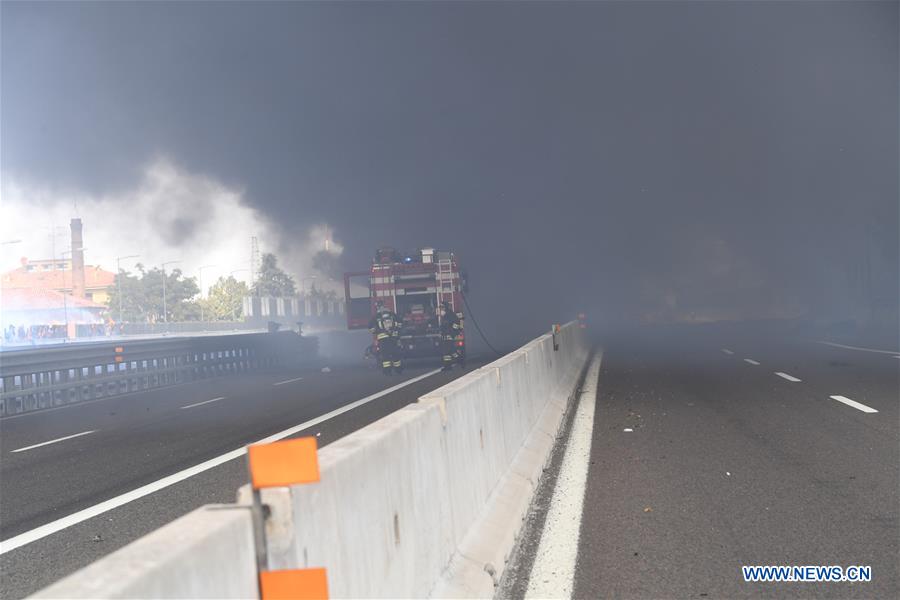 2 dead, dozens injured as oil tanker truck explodes on Bologna ring