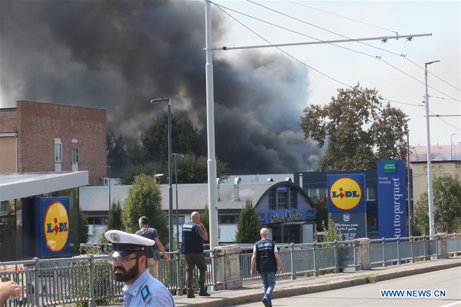 ITALY-BOLOGNA-OIL TANKER-EXPLOSION