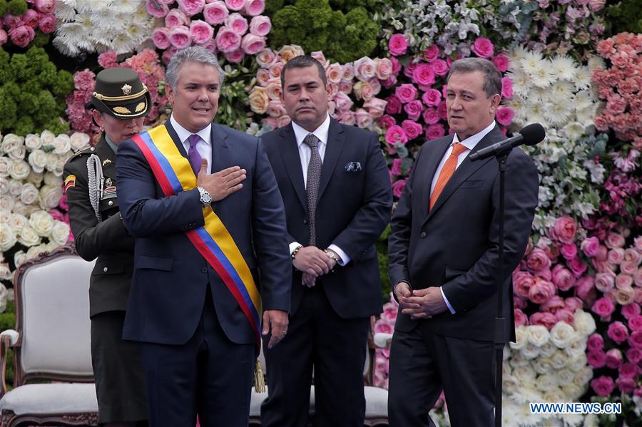 COLOMBIA-BOGOTA-PRESIDENT-SWEARING-IN CEREMONY