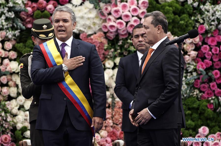 COLOMBIA-BOGOTA-PRESIDENT-SWEARING-IN CEREMONY