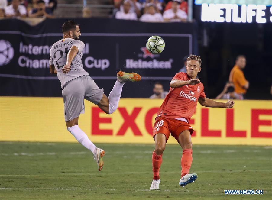 (SP)U.S.-EAST RUTHERFORD-INTERNATIONAL CHAMPIONS CUP-REAL MADRID VS ROMA