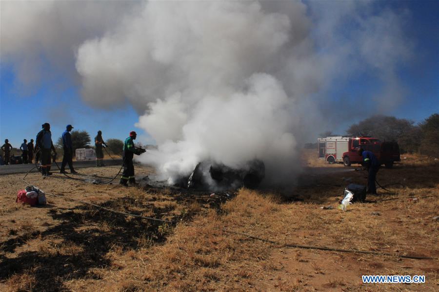 NAMIBIA-OTJIWARONGO-OTAVI-B1 ROAD-ACCIDENT