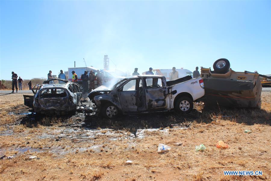NAMIBIA-OTJIWARONGO-OTAVI-B1 ROAD-ACCIDENT