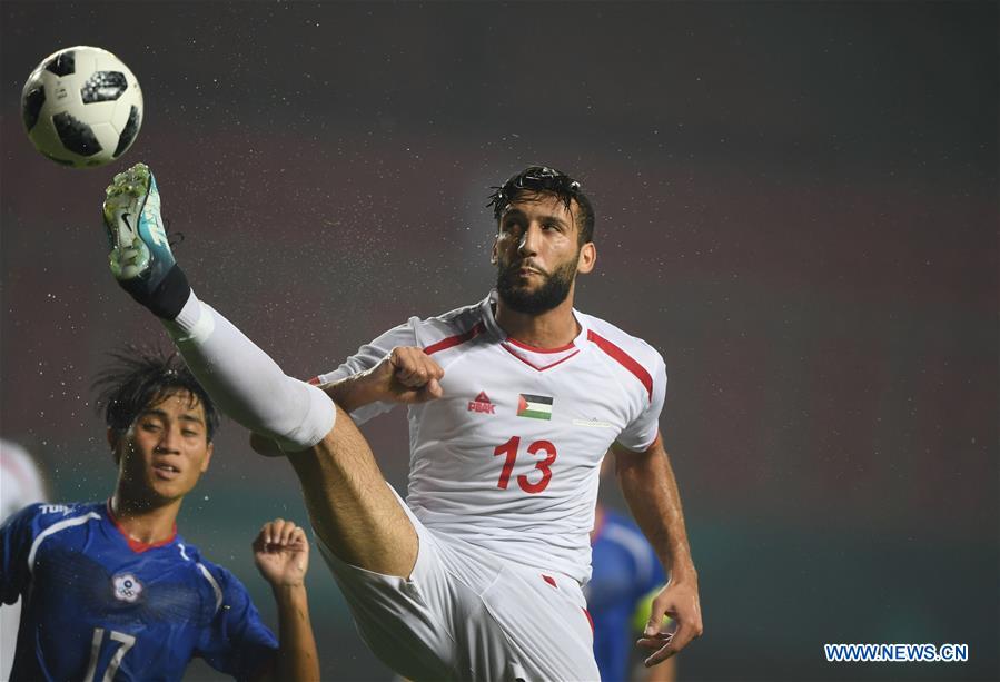 (SP)INDONESIA-BEKASI-ASIAN GAMES-MEN'S FOOTBALL-CHINESE TAIPEI VS PALESTINE