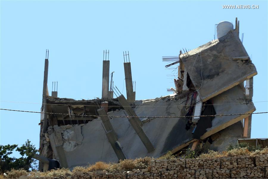 JORDAN-AL SALT-TERROR ATTACK-BUILDING-COLLAPSE