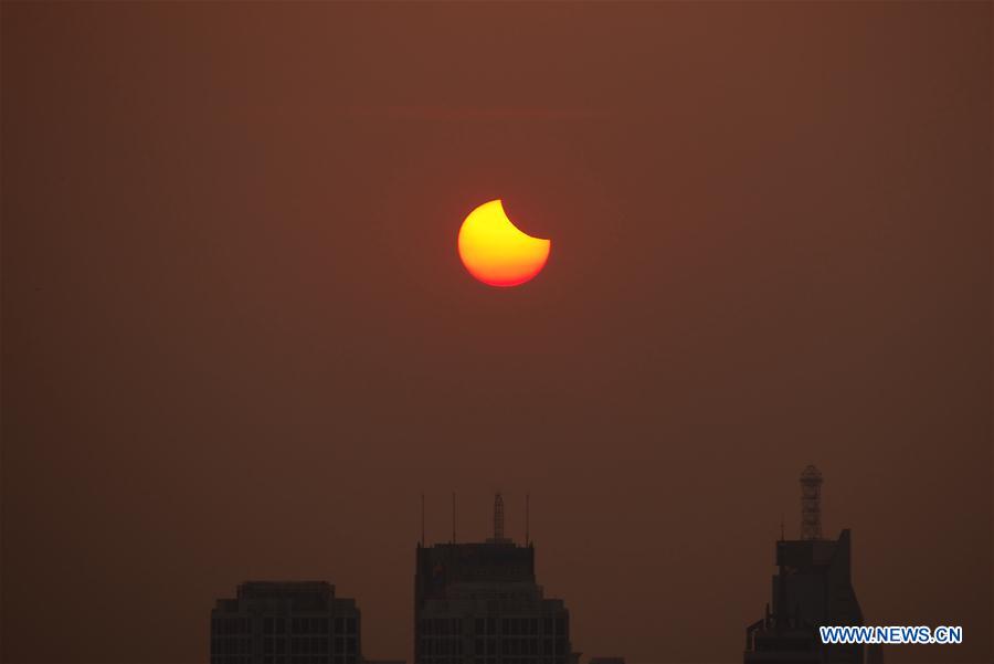#CHINA-SHANDONG-PARTIAL SOLAR ECLIPSE (CN)