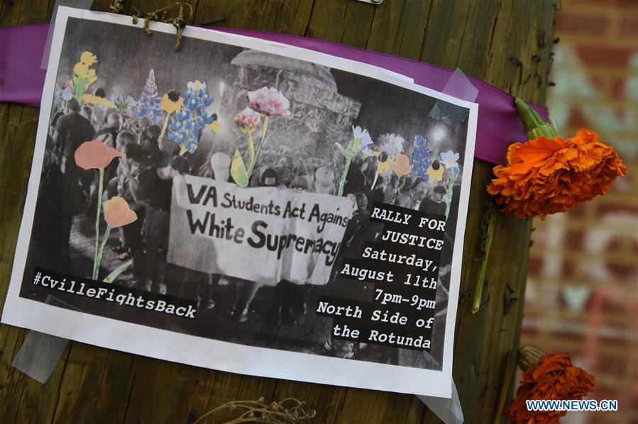 U.S.-CHARLOTTESVILLE-WHITE NATIONALIST RALLY-ANNIVERSARY