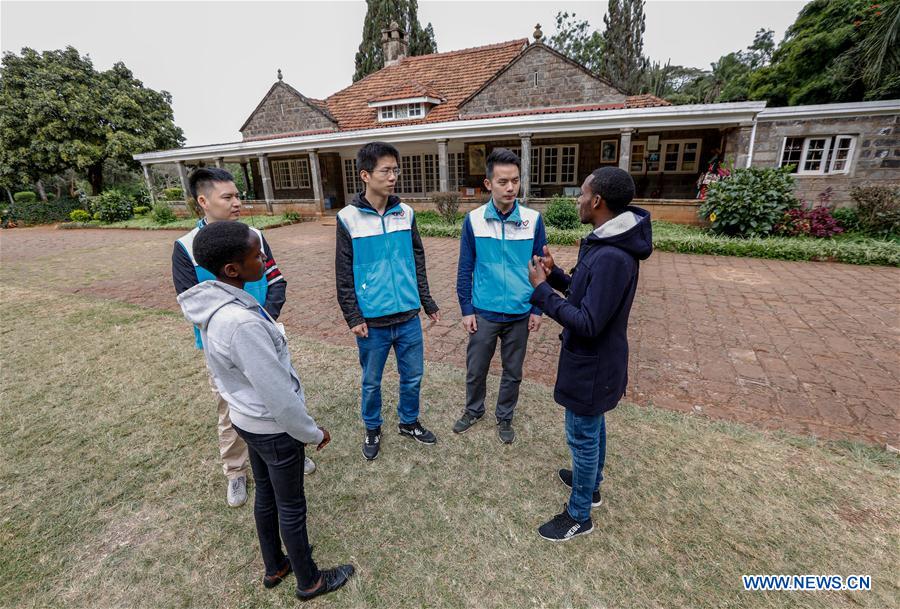 KENYA-NAIROBI-TOURISM-CHINESE VOLUNTEERS 