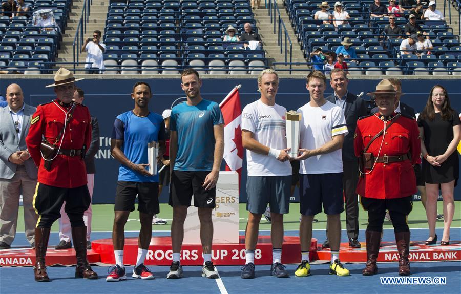 (SP)CANADA-TORONTO-TENNIS-ROGERS CUP-MEN'S DOUBLES-FINAL