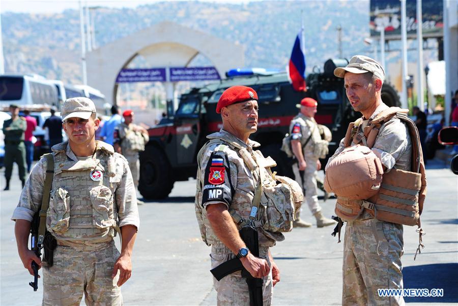 SYRIA-DAMASCUS-REFUGEES-RETURN-FROM-LEBANON