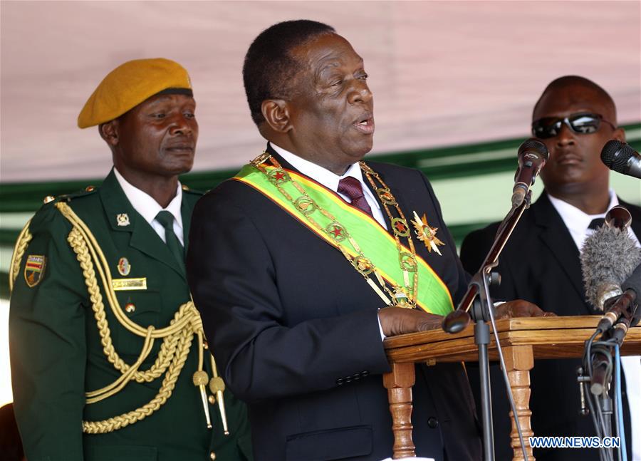 ZIMBABWE-HARARE-HEROES DAY-COMMEMORATION-MNANGAGWA